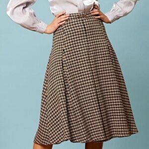 Sister Jane NWT Tweed "Good Cup" Pleated Skirt